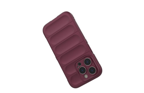 Newface iPhone 15 Pro Kılıf Optimum Silikon - Bordo