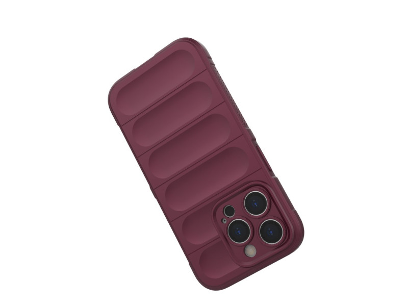 Newface iPhone 15 Pro Kılıf Optimum Silikon - Bordo