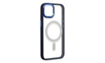 Newface iPhone 15 Pro Kılıf Room Magneticsafe Silikon - Lacivert
