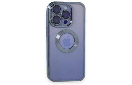 Newface iPhone 15 Pro Kılıf Slot Silikon - Sierra Blue