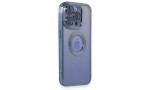 Newface iPhone 15 Pro Kılıf Slot Silikon - Sierra Blue