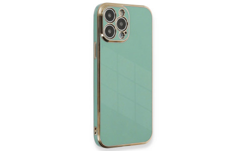 Newface iPhone 15 Pro Kılıf Volet Silikon - Açık Yeşil