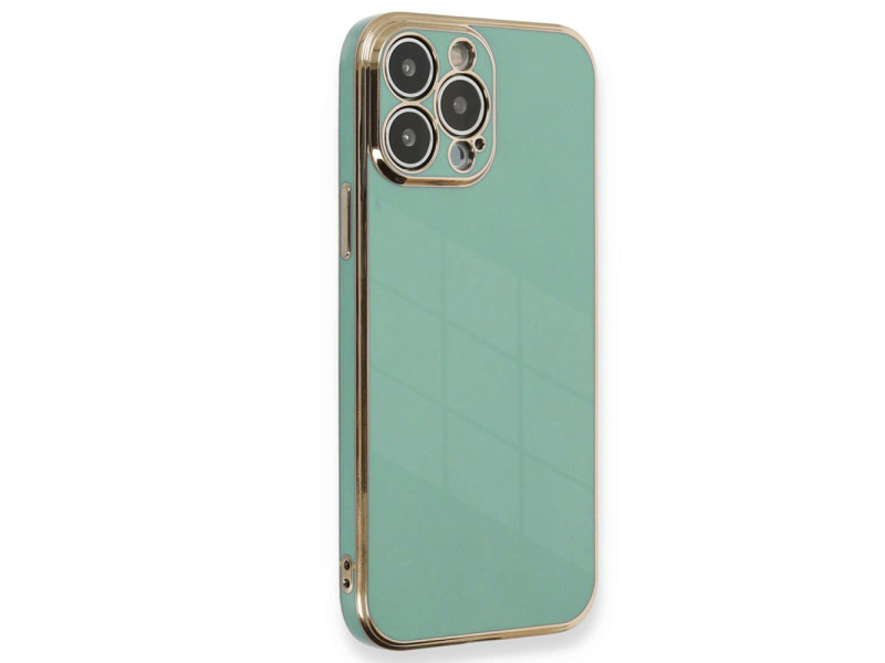 Newface iPhone 15 Pro Kılıf Volet Silikon - Açık Yeşil