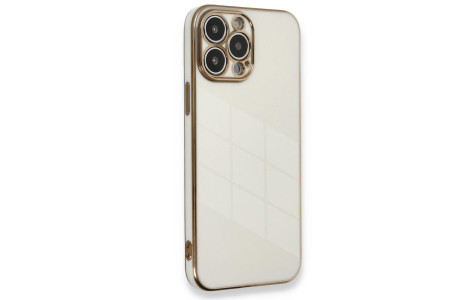Newface iPhone 15 Pro Kılıf Volet Silikon - Beyaz