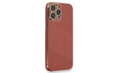 Newface iPhone 15 Pro Kılıf Volet Silikon - Kırmızı