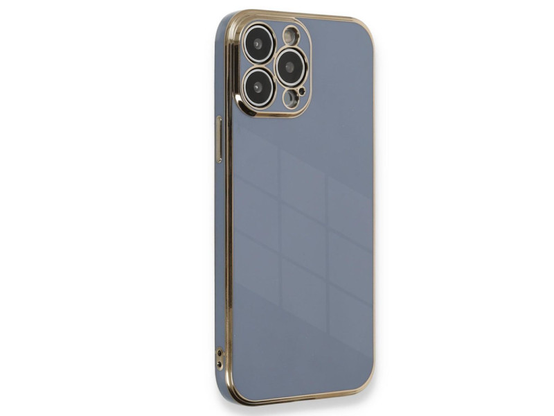 Newface iPhone 15 Pro Kılıf Volet Silikon - Mavi