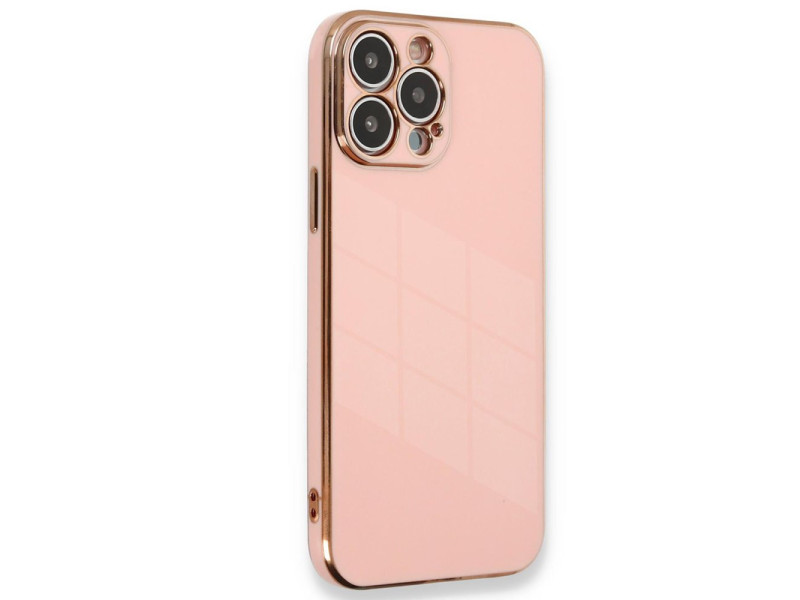 Newface iPhone 15 Pro Kılıf Volet Silikon - Pembe