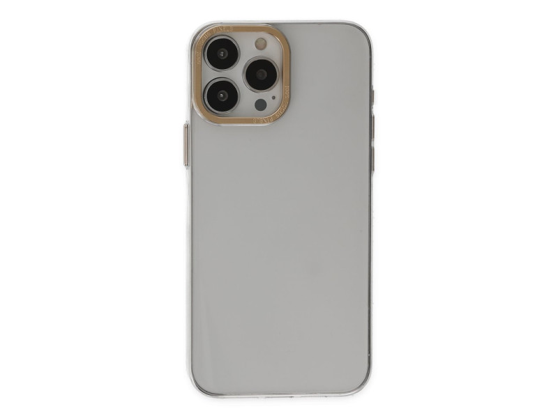 Newface iPhone 15 Pro Max Kılıf Anka PC Magneticsafe Sert Metal Kapak - Şeffaf
