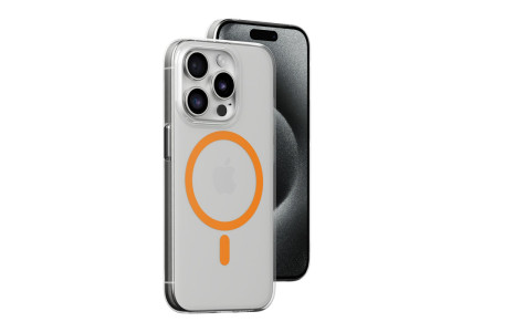 Joko iPhone 15 Pro Max Kılıf Bubble Magsafe Kapak - Turuncu