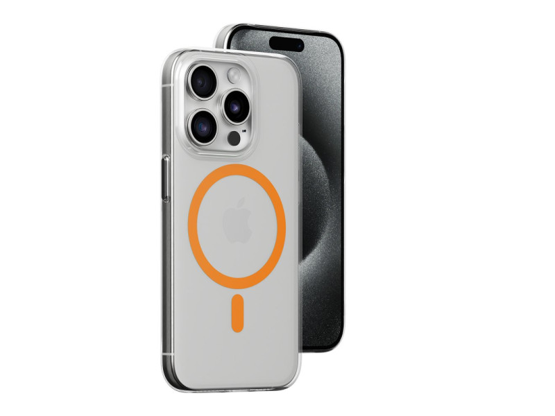 Joko iPhone 15 Pro Max Kılıf Bubble Magsafe Kapak - Turuncu