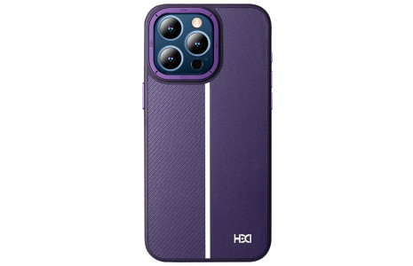 HDD iPhone 15 Pro Max Kılıf HBC-155 Lizbon Kapak - Derin Mor