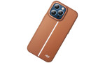 HDD iPhone 15 Pro Max Kılıf HBC-155 Lizbon Kapak - Kahverengi