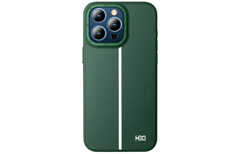 HDD iPhone 15 Pro Max Kılıf HBC-155 Lizbon Kapak - Koyu Yeşil