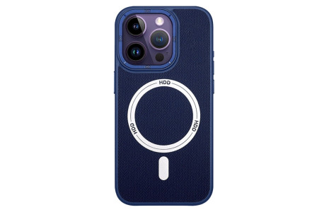 HDD iPhone 15 Pro Max Kılıf HBC-157 Granada Magneticsafe Kapak - Lacivert