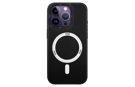 HDD iPhone 15 Pro Max Kılıf HBC-157 Granada Magneticsafe Kapak - Siyah