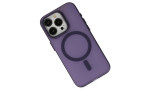 Newface iPhone 15 Pro Max Kılıf Lodos Magneticsafe Mat Kapak - Mor