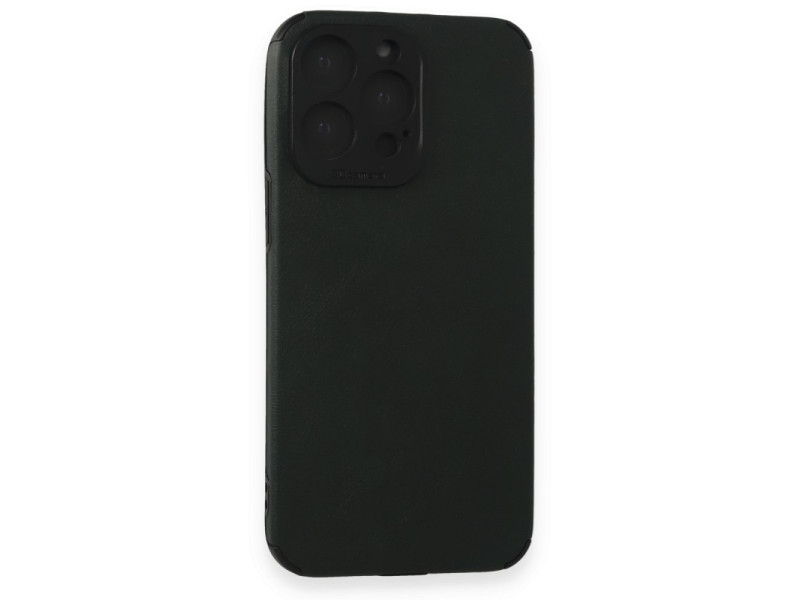 Newface iPhone 15 Pro Max Kılıf Loop Deri Silikon - Yeşil