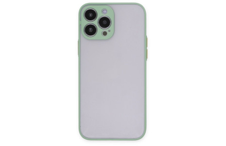 Newface iPhone 15 Pro Max Kılıf Montreal Silikon Kapak - Açık Yeşil