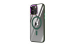Newface iPhone 15 Pro Max Kılıf Mudo Magneticsafe Standlı Kapak - Köknar Yeşili