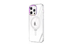 Newface iPhone 15 Pro Max Kılıf Mudo Magneticsafe Standlı Kapak - Şeffaf