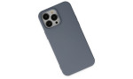 Newface iPhone 15 Pro Max Kılıf Nano içi Kadife Silikon - Gri
