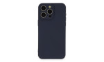 Newface iPhone 15 Pro Max Kılıf Nano içi Kadife Silikon - Lacivert
