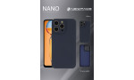 Newface iPhone 15 Pro Max Kılıf Nano içi Kadife Silikon - Lacivert