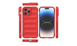 Newface iPhone 15 Pro Max Kılıf Optimum Silikon - Kırmızı