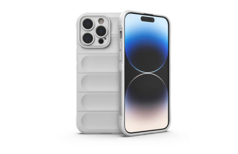 Newface iPhone 15 Pro Max Kılıf Optimum Silikon - Krem