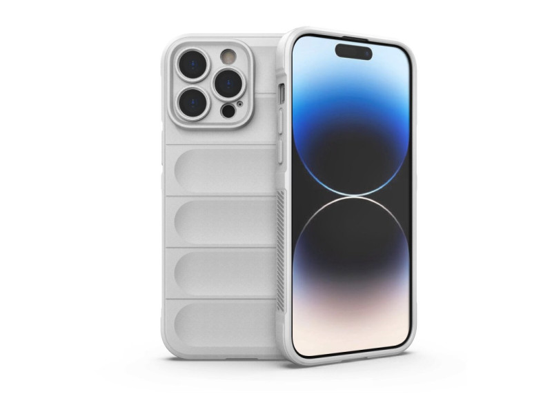 Newface iPhone 15 Pro Max Kılıf Optimum Silikon - Krem