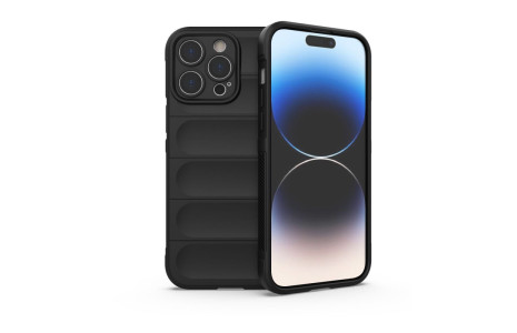 Newface iPhone 15 Pro Max Kılıf Optimum Silikon - Siyah
