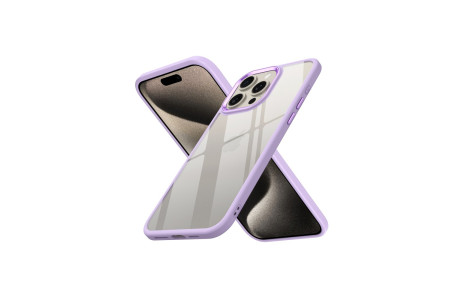 Newface iPhone 15 Pro Max Kılıf Power Silikon - Lila