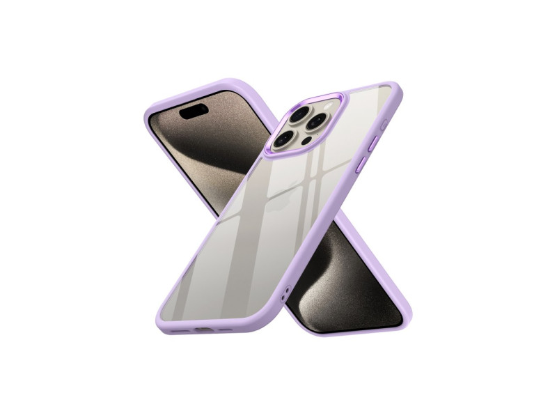 Newface iPhone 15 Pro Max Kılıf Power Silikon - Lila