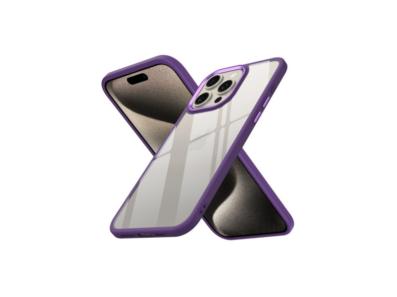 Newface iPhone 15 Pro Max Kılıf Power Silikon - Mor