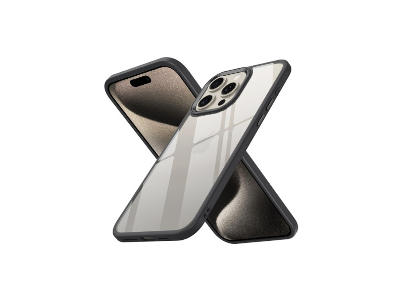 Newface iPhone 15 Pro Max Kılıf Power Silikon - Siyah