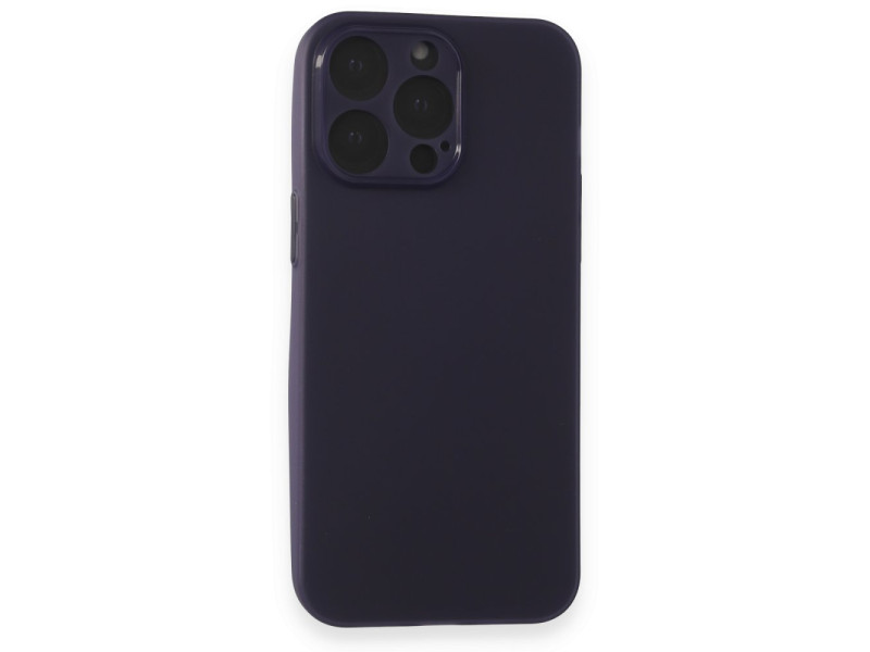 Newface iPhone 15 Pro Max Kılıf Puma Silikon - Koyu Mor