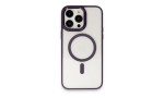 Newface iPhone 15 Pro Max Kılıf Room Magneticsafe Silikon - Derin Mor