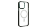 Newface iPhone 15 Pro Max Kılıf Room Magneticsafe Silikon - Köknar Yeşili