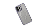 Newface iPhone 15 Pro Max Kılıf Room Magneticsafe Silikon - Lila