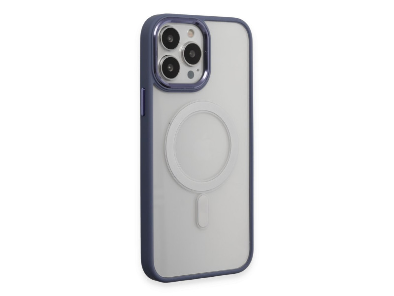 Newface iPhone 15 Pro Max Kılıf Room Magneticsafe Silikon - Sierra Blue
