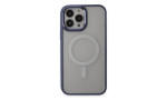 Newface iPhone 15 Pro Max Kılıf Room Magneticsafe Silikon - Sierra Blue