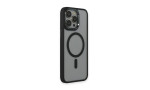 Newface iPhone 15 Pro Max Kılıf Room Magneticsafe Silikon - Siyah