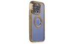 Newface iPhone 15 Pro Max Kılıf Slot Silikon - Gold