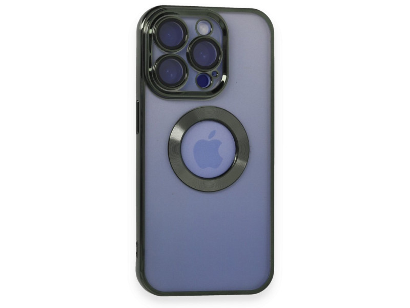 Newface iPhone 15 Pro Max Kılıf Slot Silikon - Köknar Yeşili