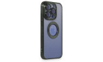 Newface iPhone 15 Pro Max Kılıf Slot Silikon - Köknar Yeşili