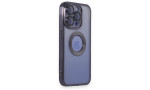 Newface iPhone 15 Pro Max Kılıf Slot Silikon - Mor