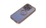 Newface iPhone 15 Pro Max Kılıf Slot Silikon - Rose Gold
