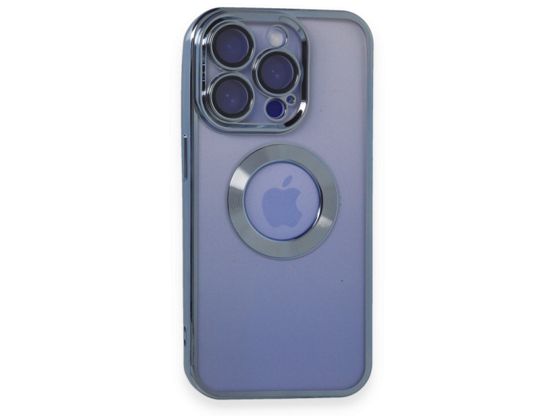 Newface iPhone 15 Pro Max Kılıf Slot Silikon - Sierra Blue
