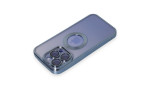 Newface iPhone 15 Pro Max Kılıf Slot Silikon - Sierra Blue