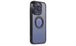 Newface iPhone 15 Pro Max Kılıf Slot Silikon - Siyah